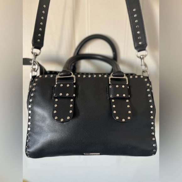 Rebecca Minkoff Midnighter Medium Satchel Shoulder Crossbody Handbag - Picture 5 of 16